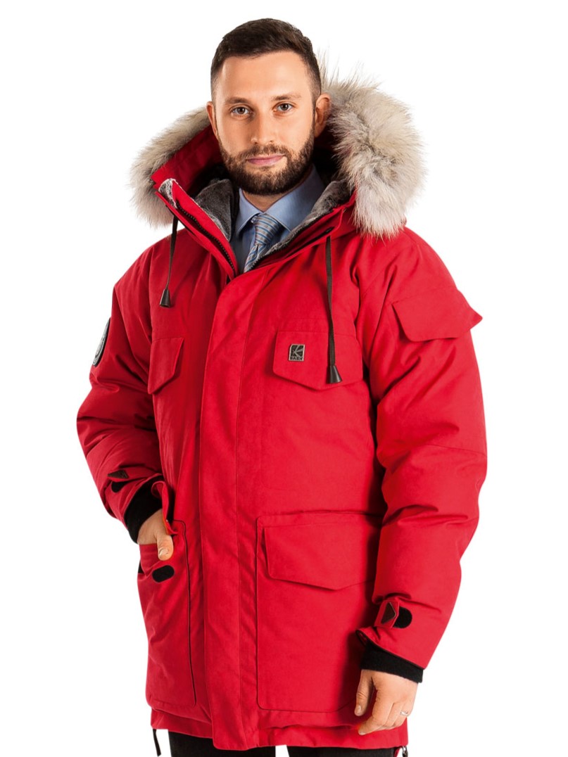 Куртка зимняя BASK ТАЙМЫР, красный