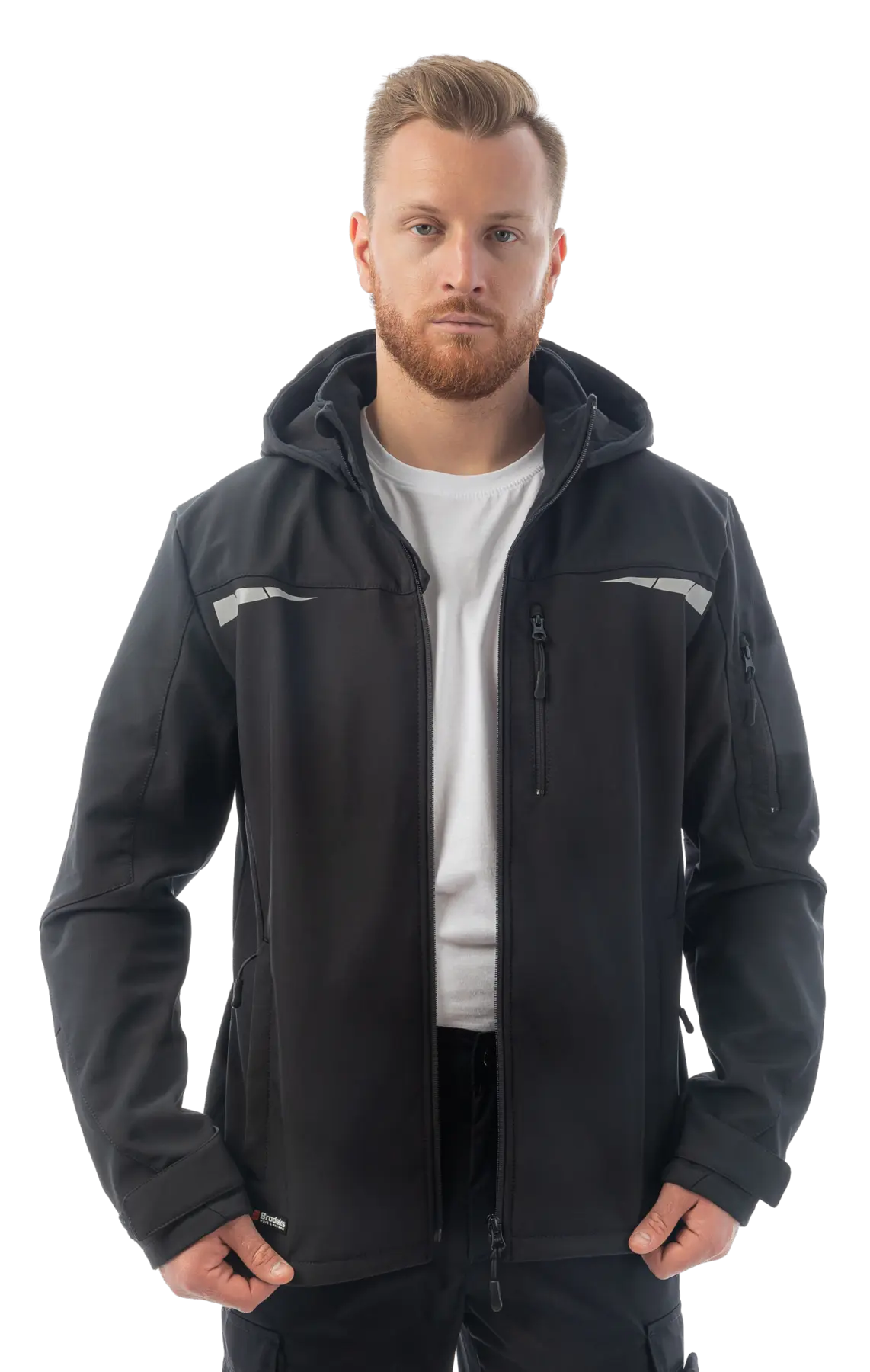 Куртка софтшелл Brodeks KS207, черный (XL)