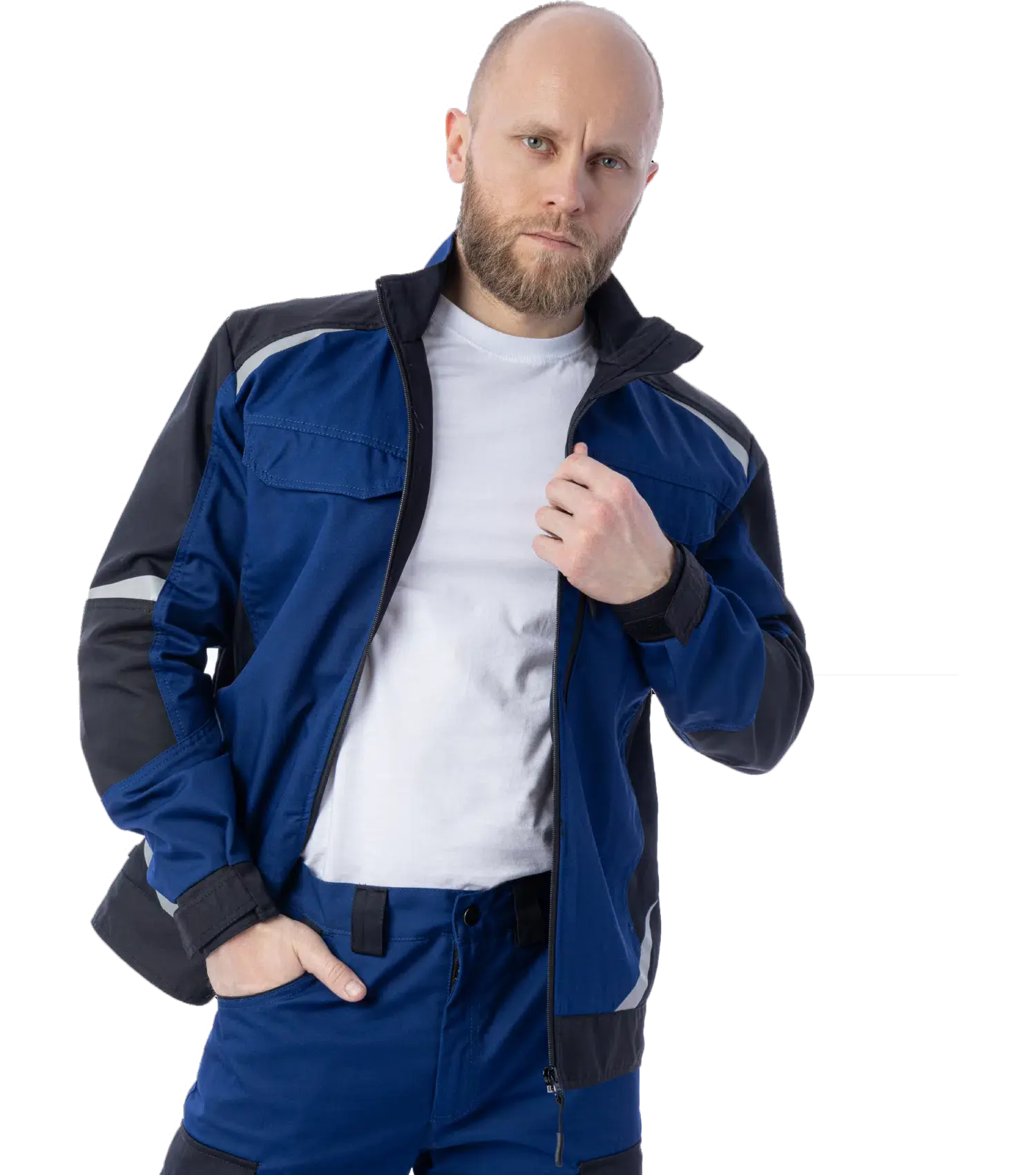 Куртка Brodeks KS202, синий/черный (XL)