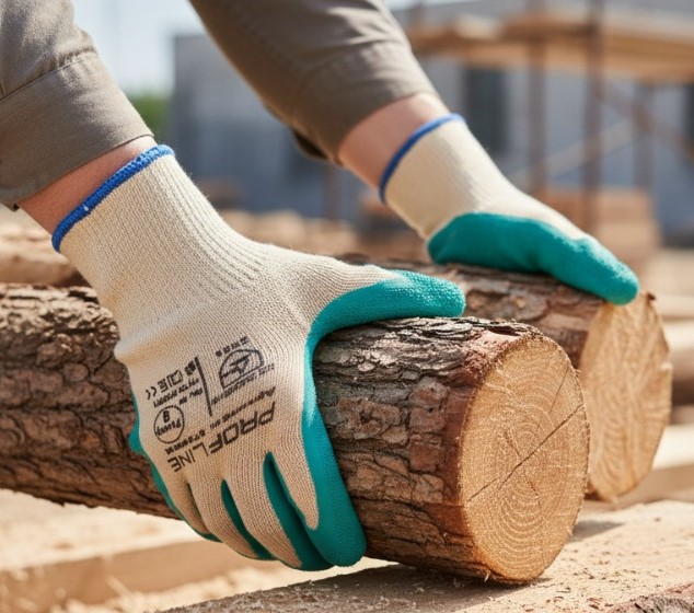 Перчатки ProfLineSpecialist полиэфирные с РЛ-покрытием, желтый