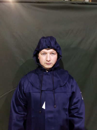 Подшлемник для защиты от искр и брызг расплавленного металла (тк. Велдшилд,450), т.синий