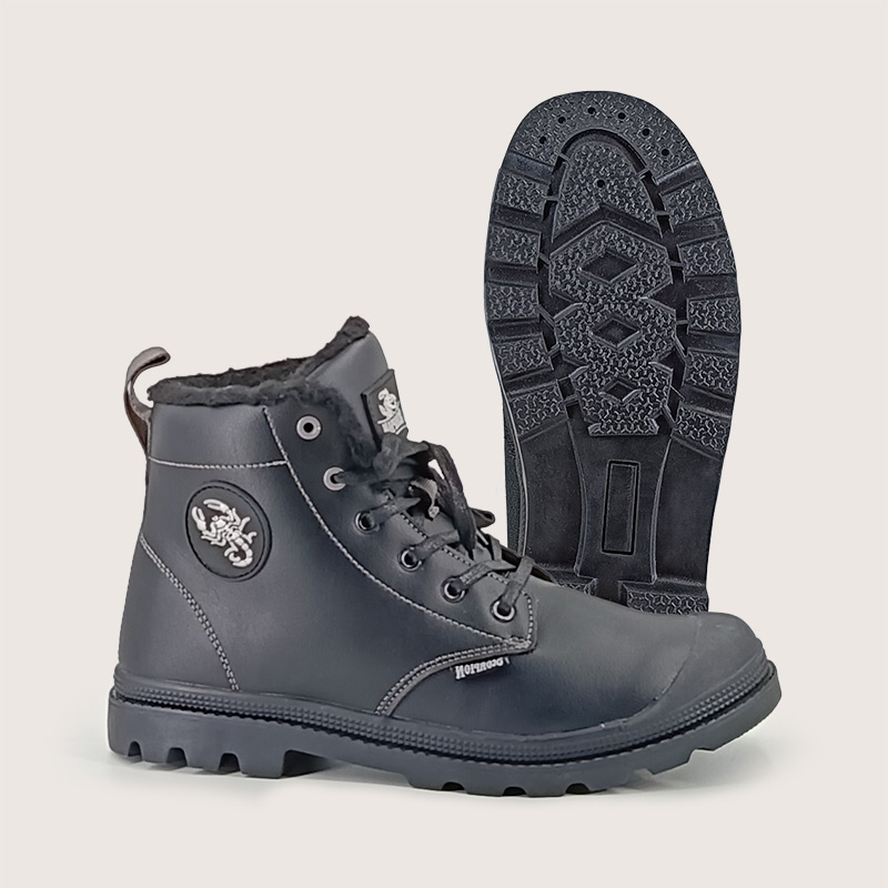 Ботинки утепленные Резина Скорпион Комфорт высокие (арт. 1650.1), чёрный