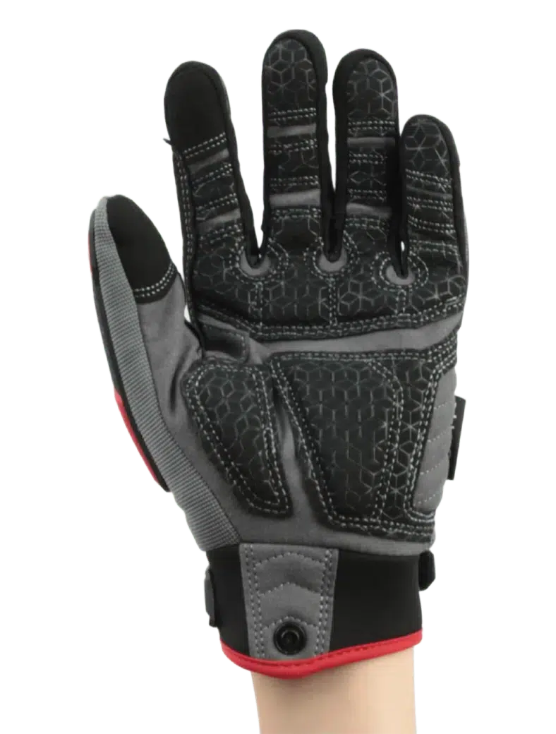 Перчатки рабочие Brodeks G-63i, Серый/Черный/Красный (8)