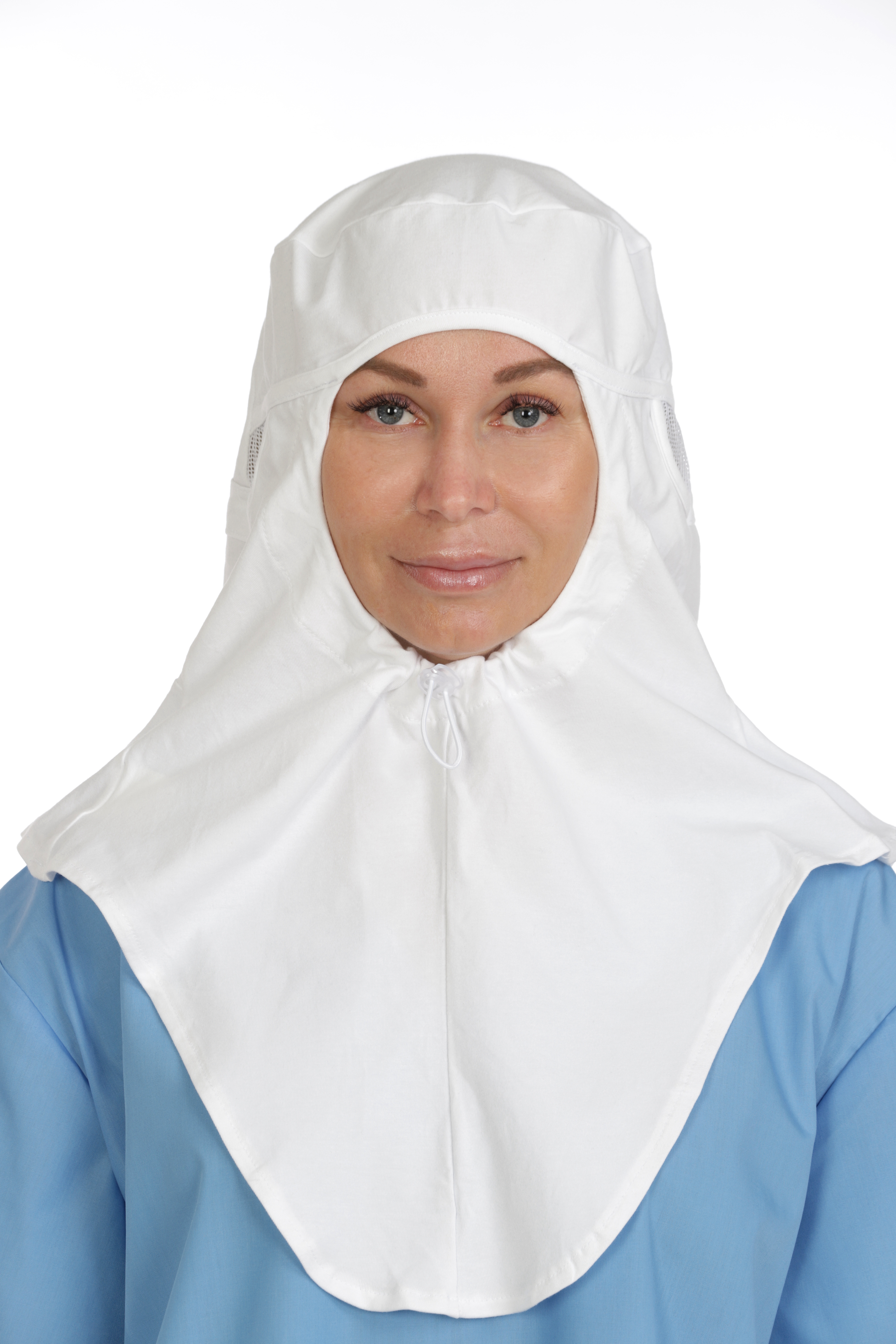 Подшлемник-балаклава с регулировкой UBK001 (тк.Трикотаж,160), белый