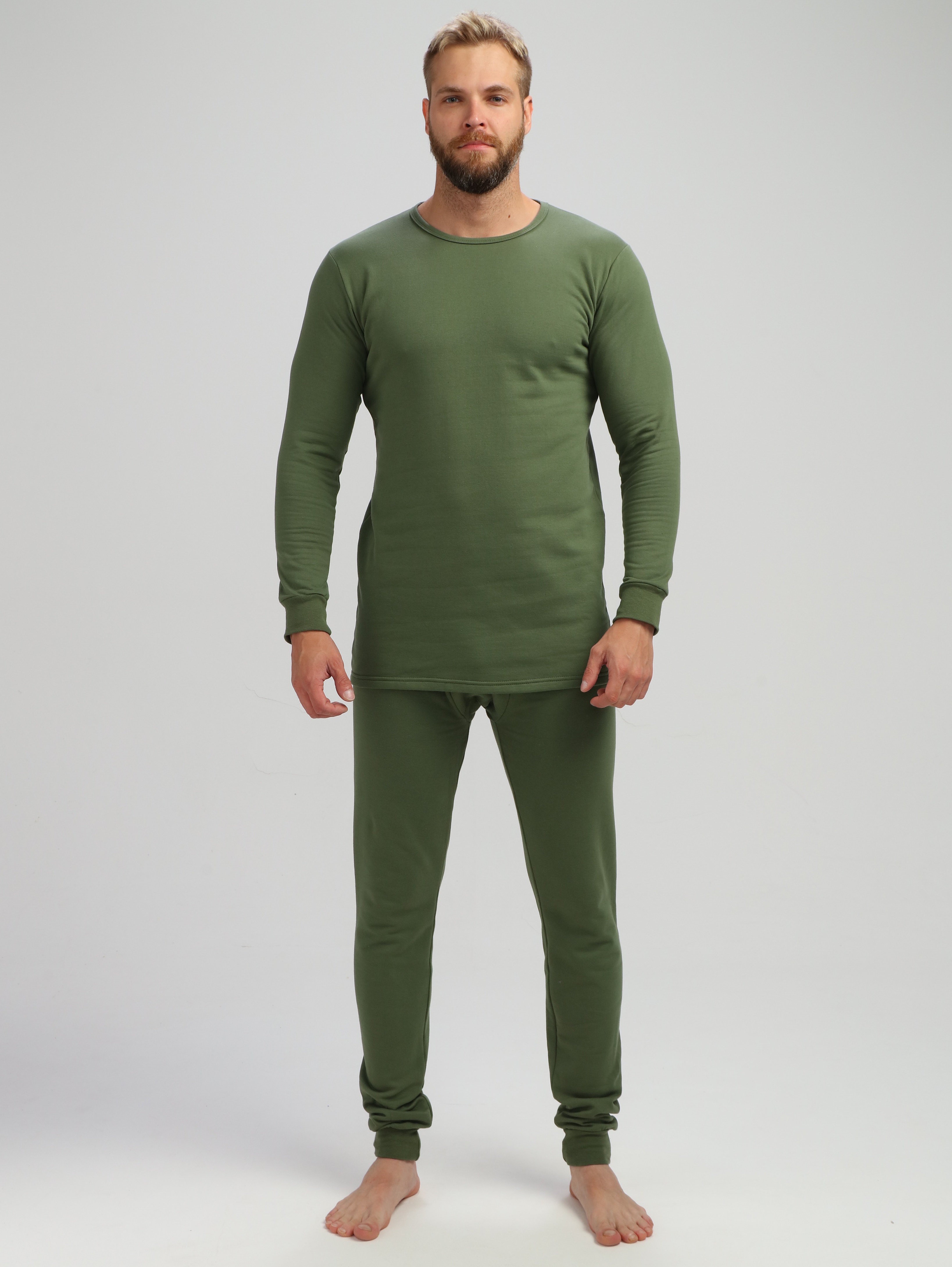 Белье нательное утепленное ProfLineBase, оливковый
