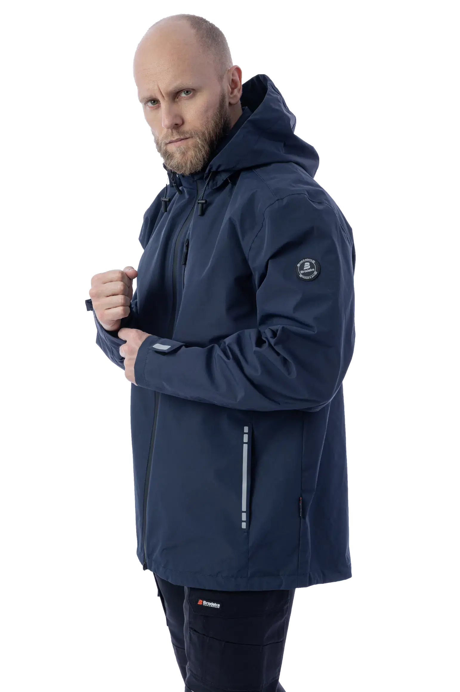 Летняя куртка-парка Brodeks KS213, синий (XL)