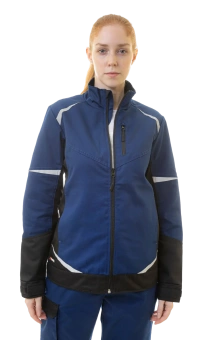 Женская рабочая куртка Brodeks KS228, синий/черный (XL)