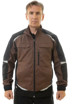 Куртка Brodeks KS202, коричневый/черный (2ХL)