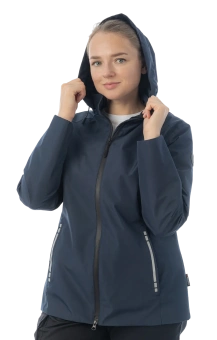 Женская летняя куртка-парка Brodeks KS238, синий (XL)