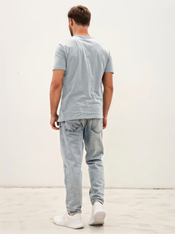 Футболка NEW (тк.Трикотаж,160), св.серый