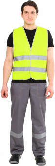 #удалено Жилет сигнальный Неон (тк.Полиэфир,120), лимонный