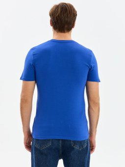 Футболка NEW (тк.Трикотаж,160), синий индиго (васильковый)