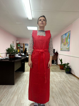 Фартук Пищевик (тк.Полиуретан,300), красный