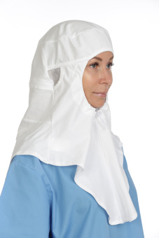 Подшлемник-балаклава с регулировкой UBK001 (тк.Трикотаж,160), белый