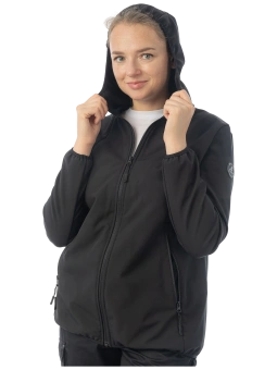 Женская куртка софтшелл Brodeks KS248, черный(XS)