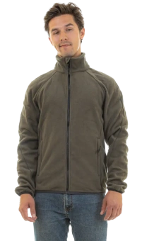 Толстовка флисовая Brodeks KS211, хаки (3XL)