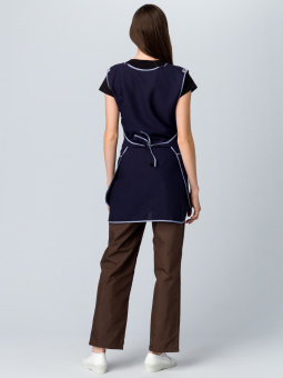 Фартук-сарафан Лепесток (тк.Габардин), т.синий