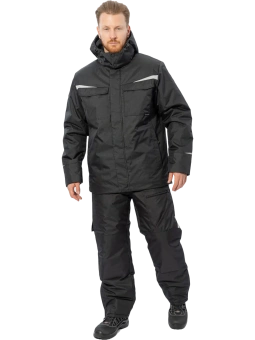 Зимний рабочий костюм Brodeks KW603, черный