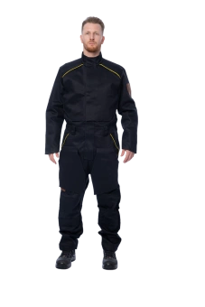 Комбинезон сварщика BRODEKS FS58-02, черный (L)