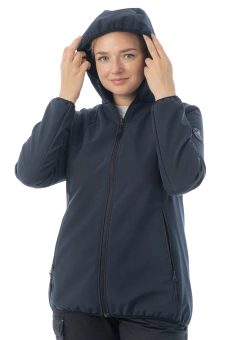 Женская куртка софтшелл Brodeks KS248, синий (S)