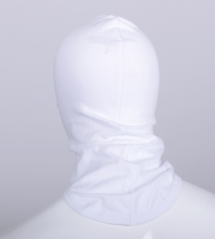 Подшлемник закрытое лицо кулирка/лайкра, белый П130Б